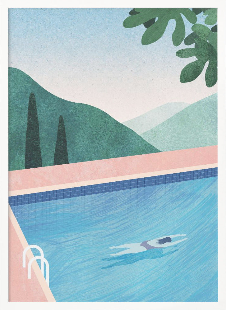 Wandbild 'Swimming-Pool'